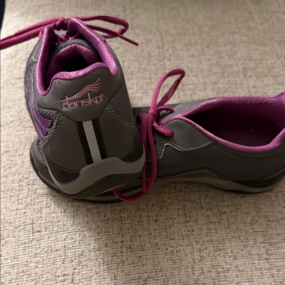 Dansko Gray and Pink Athletic Shoes